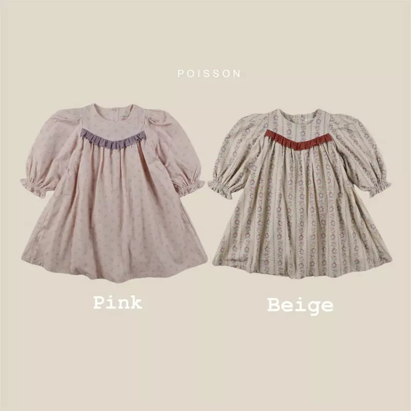 Poisson - Korean Children Fashion - #prettylittlegirls - Bin Corduroy One-piece