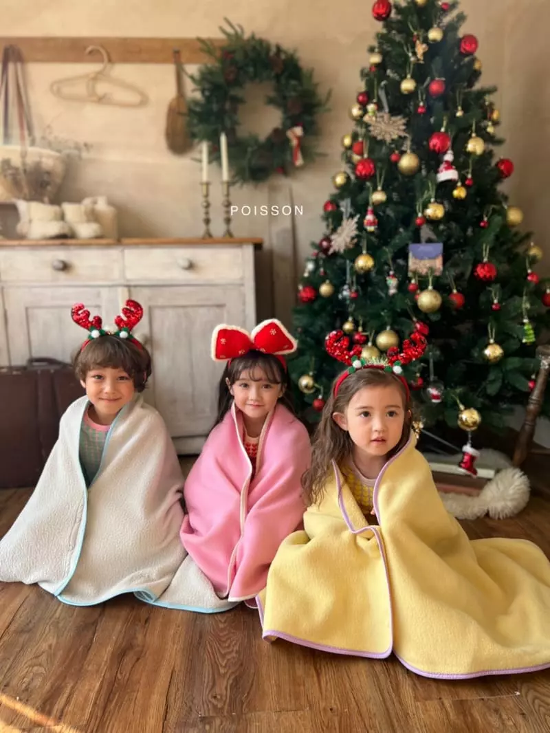 Poisson - Korean Children Fashion - #prettylittlegirls - Macaroon Blanket - 5