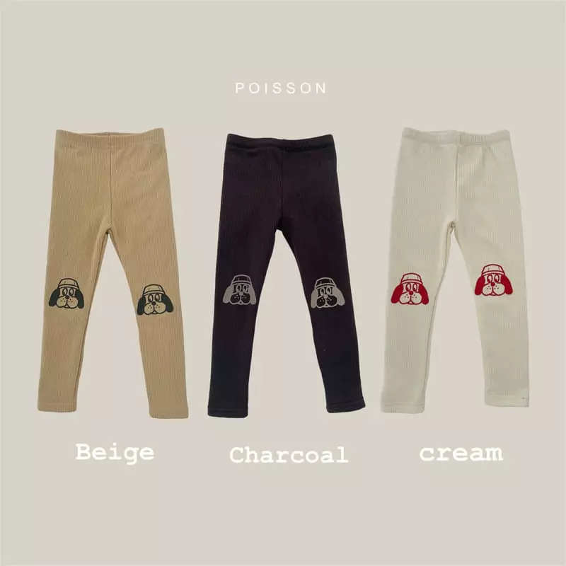 Poisson - Korean Children Fashion - #prettylittlegirls - Puppy Leggings - 2