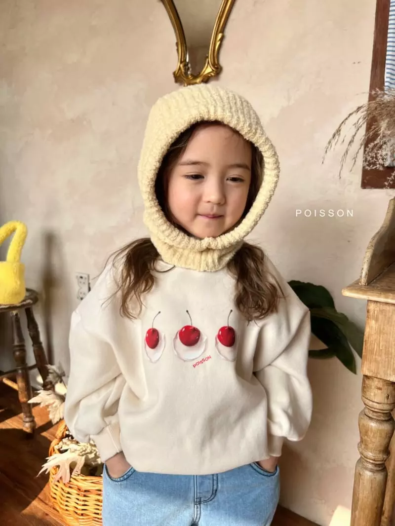 Poisson - Korean Children Fashion - #prettylittlegirls - Cherry Cake Sweatshirt - 12