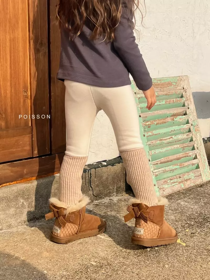 Poisson - Korean Children Fashion - #todddlerfashion - Warmer Leggings - 5