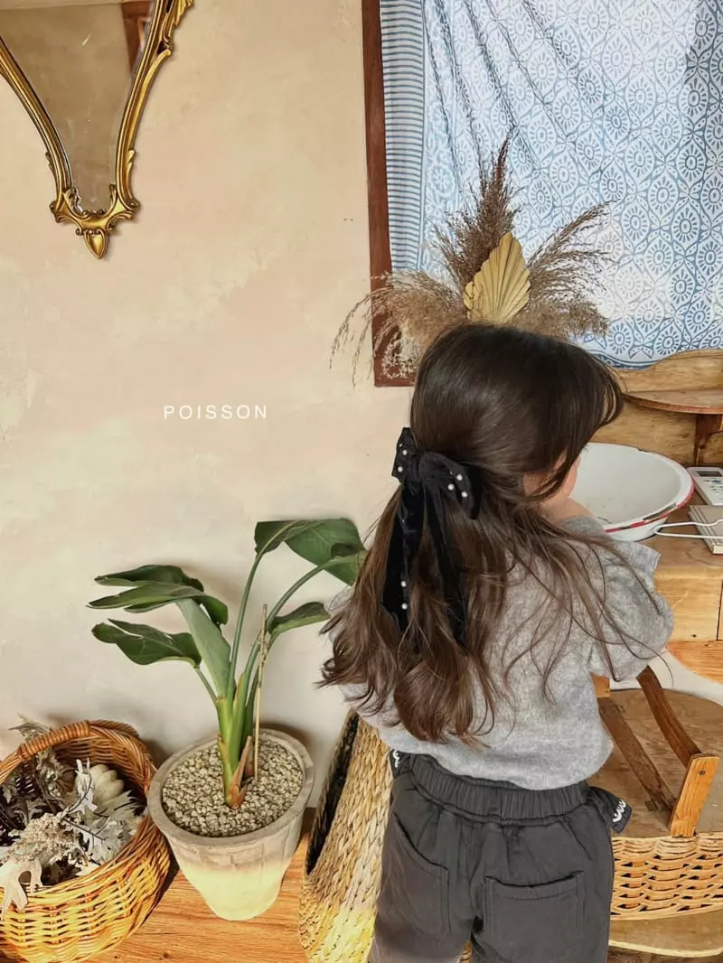 Poisson - Korean Children Fashion - #toddlerclothing - Velvet Hairpin - 5