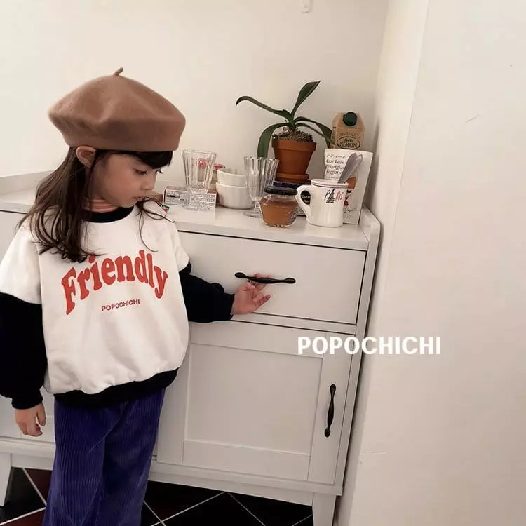 Popochichi - Korean Children Fashion - #childrensboutique - Friendly Sweatshirt - 6