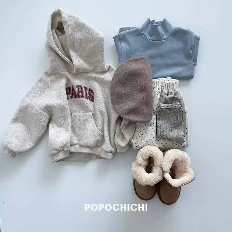 Popochichi - Korean Children Fashion - #designkidswear - Paris Hoody Sweatshirt - 11