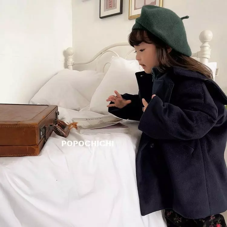 Popochichi - Korean Children Fashion - #fashionkids - Caramel Coat