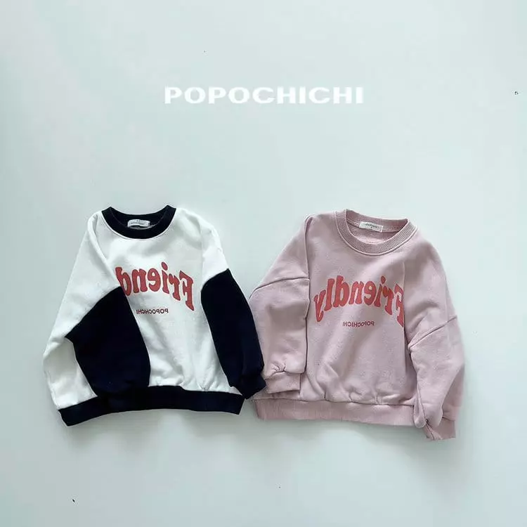 Popochichi - Korean Children Fashion - #fashionkids - Friendly Sweatshirt - 9