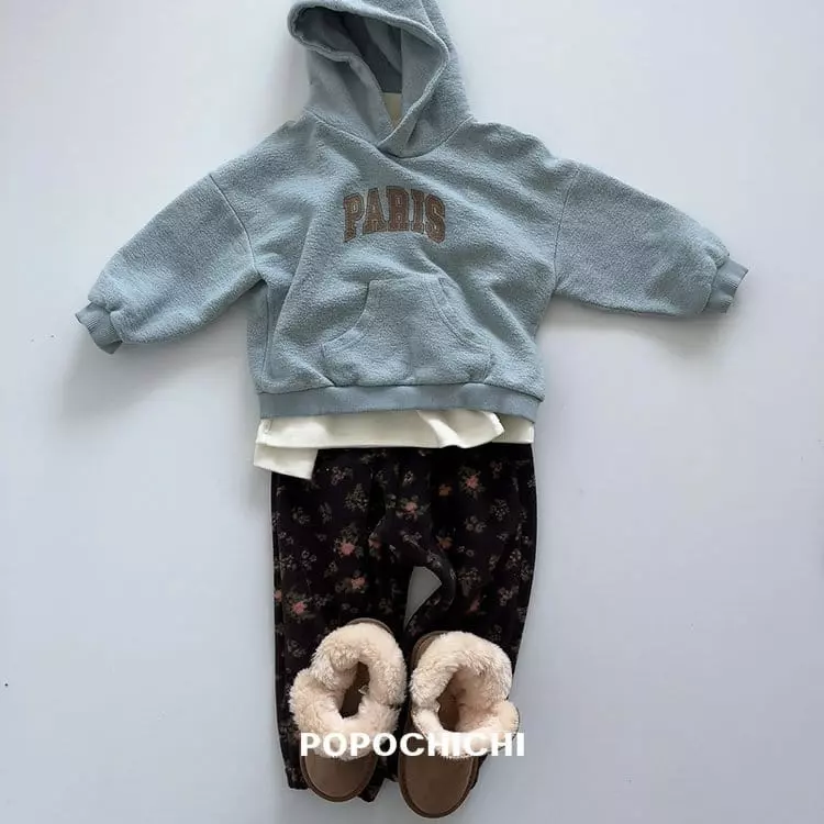 Popochichi - Korean Children Fashion - #kidzfashiontrend - Paris Hoody Sweatshirt - 2