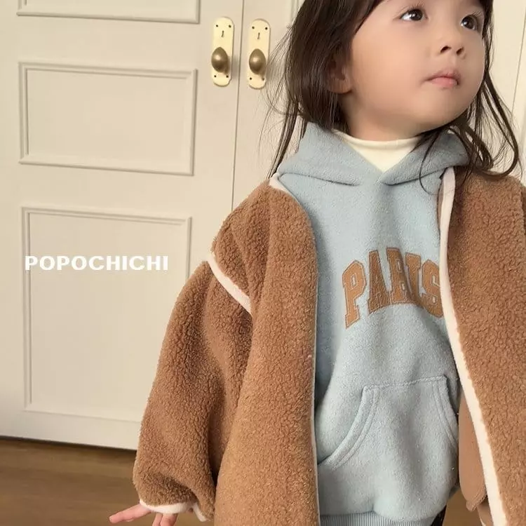 Popochichi - Korean Children Fashion - #minifashionista - Paris Hoody Sweatshirt - 6