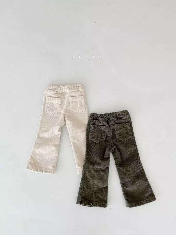 Puipui - Korean Children Fashion - #Kfashion4kids - Corduroy Pants - 3