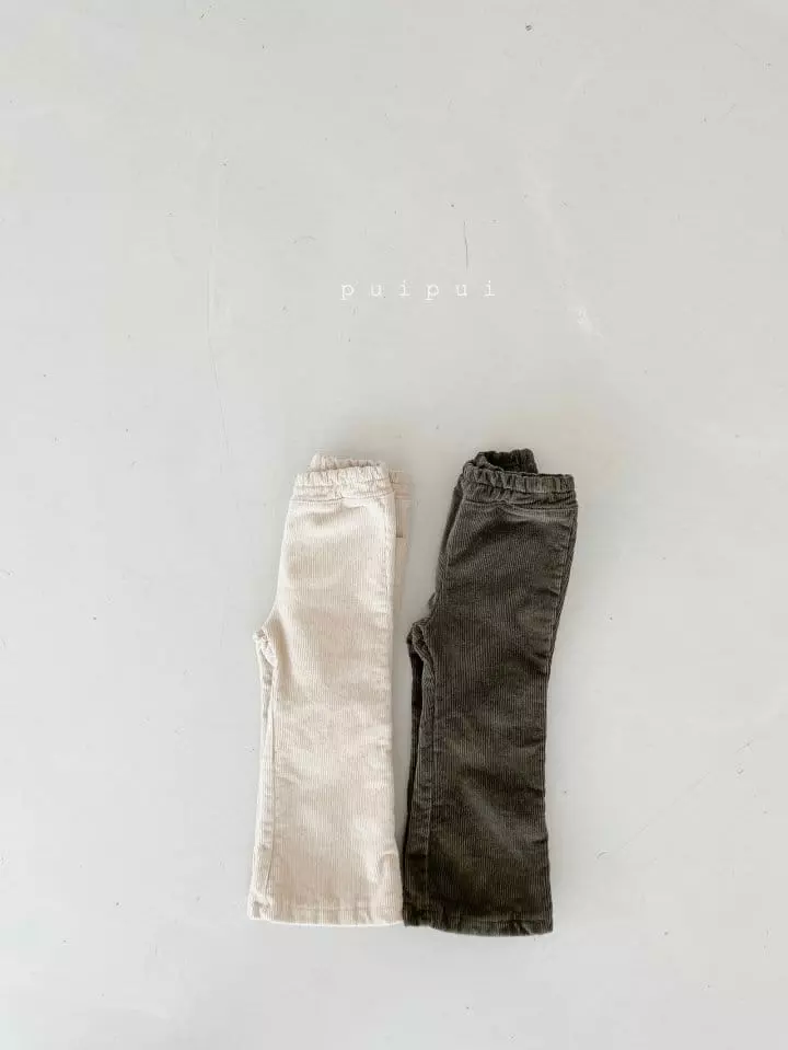 Puipui - Korean Children Fashion - #childofig - Corduroy Pants - 8