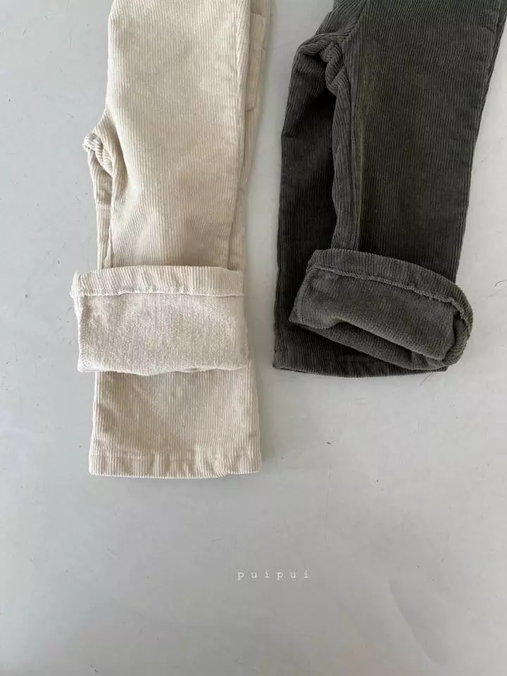 Puipui - Korean Children Fashion - #childofig - Corduroy Pants - 9