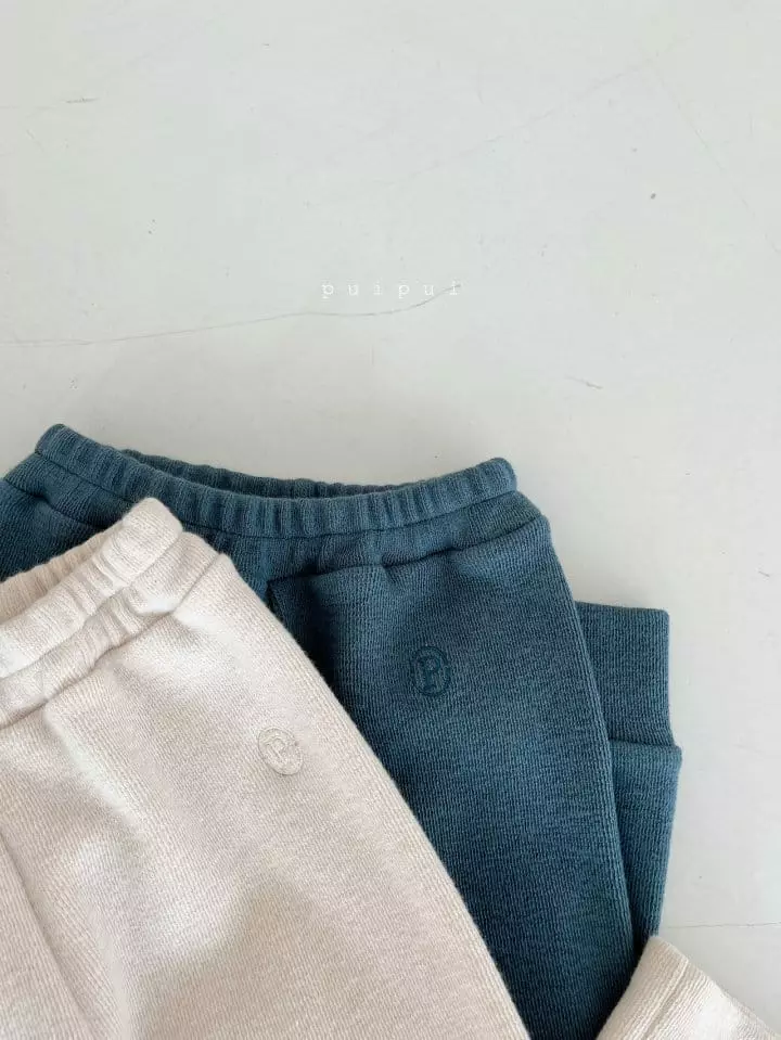 Puipui - Korean Children Fashion - #kidsshorts - Embreodiery Banding Pnats - 8