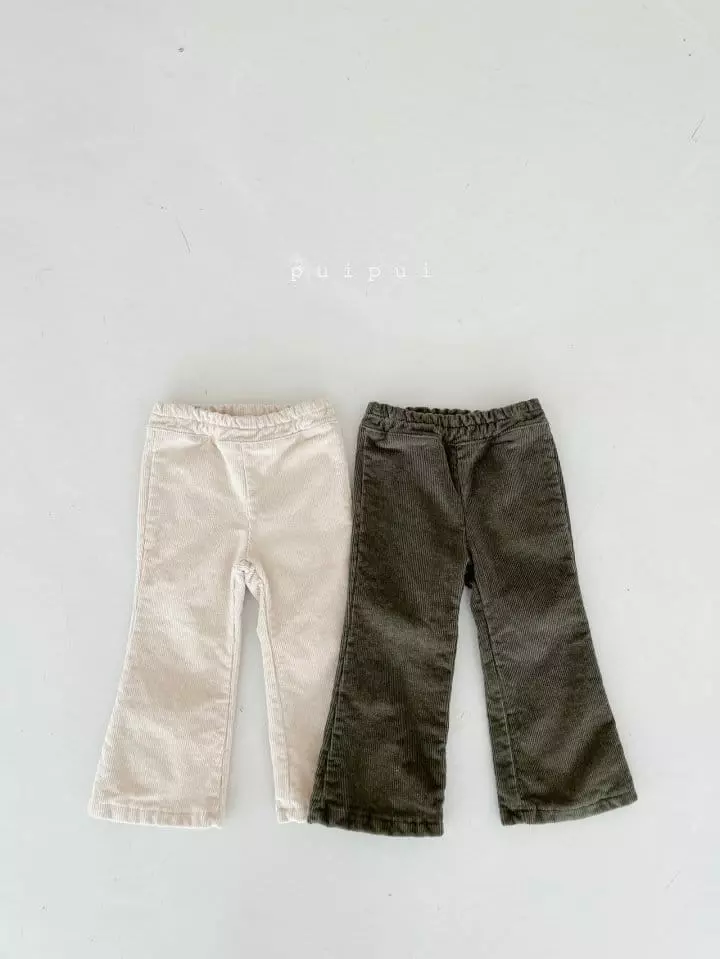 Puipui - Korean Children Fashion - #kidsstore - Corduroy Pants