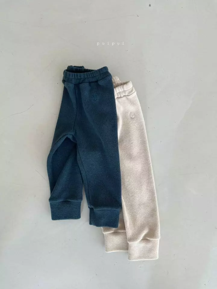 Puipui - Korean Children Fashion - #stylishchildhood - Embreodiery Banding Pnats - 2