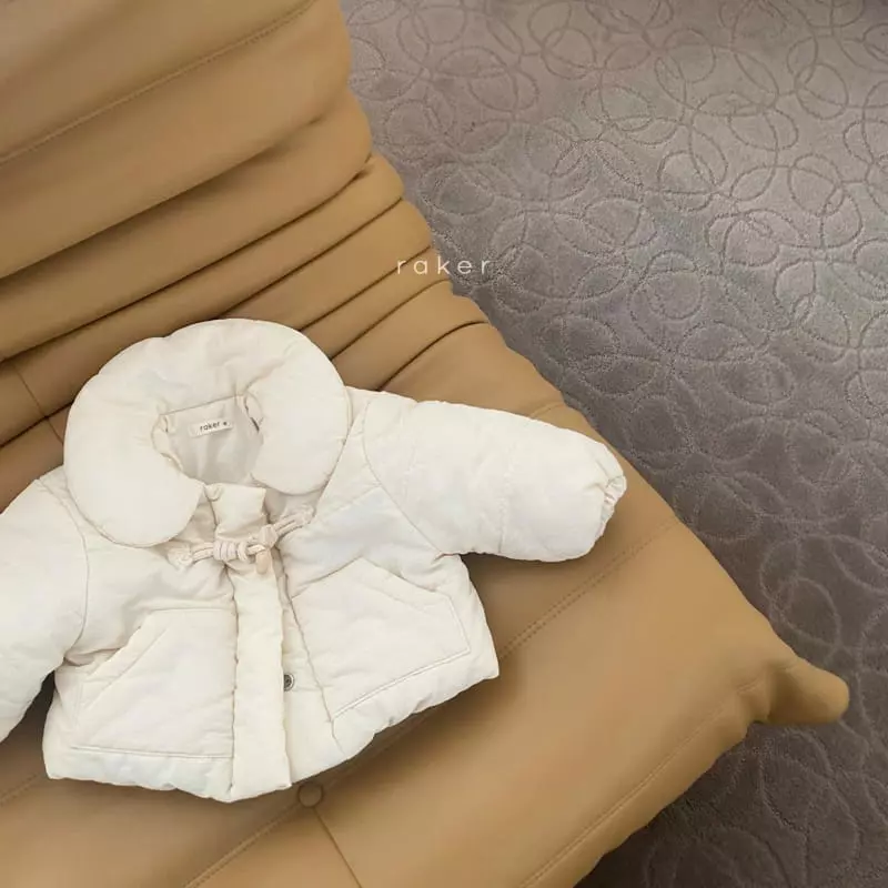 Raker - Korean Children Fashion - #Kfashion4kids - Mongle Padding Jumper cream - 2