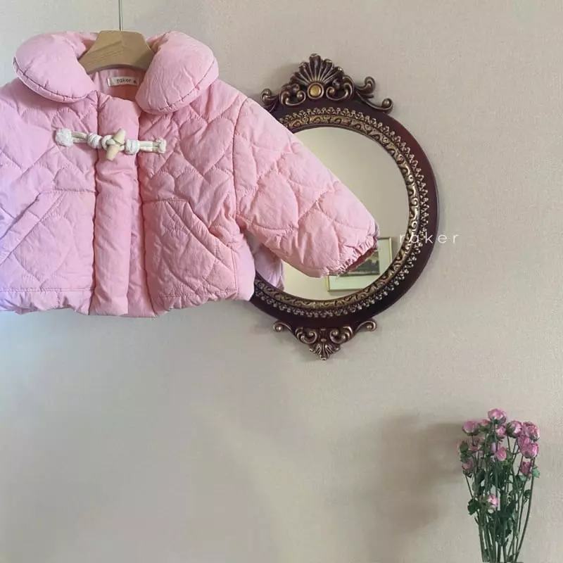 Raker - Korean Children Fashion - #Kfashion4kids - Mongle Padding Jumper pink