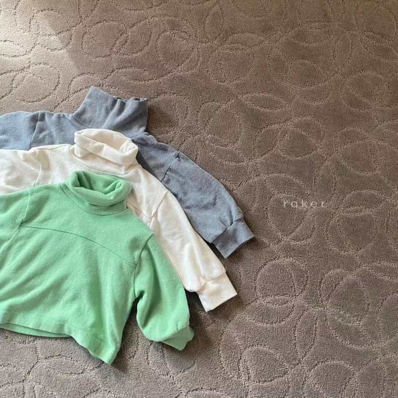 Raker - Korean Children Fashion - #childofig - Cozy Turtleneck Tee
