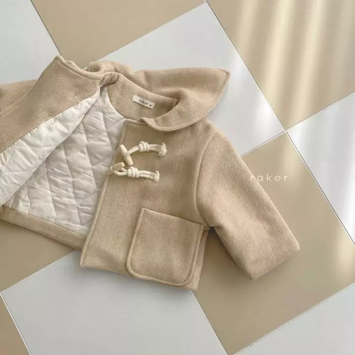 Raker - Korean Children Fashion - #childofig - Sailot Half Coat Beige - 3