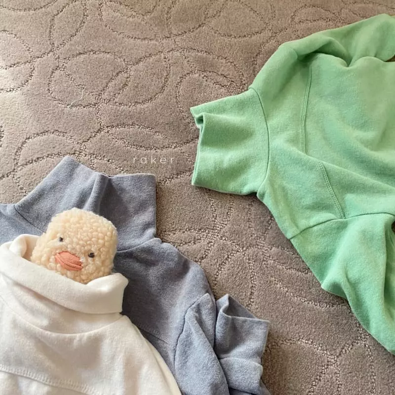 Raker - Korean Children Fashion - #childrensboutique - Cozy Turtleneck Tee - 4