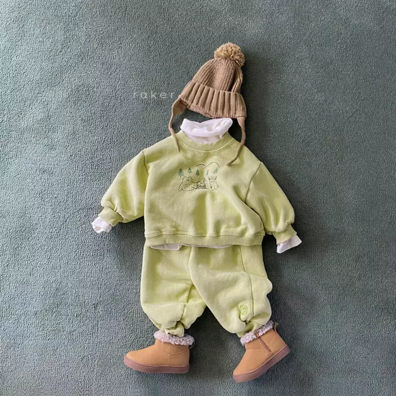 Raker - Korean Children Fashion - #kidsshorts - Tea Time Sweatshirt - 5
