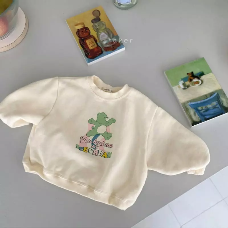Raker - Korean Children Fashion - #kidsstore - Fleece Bear Tee