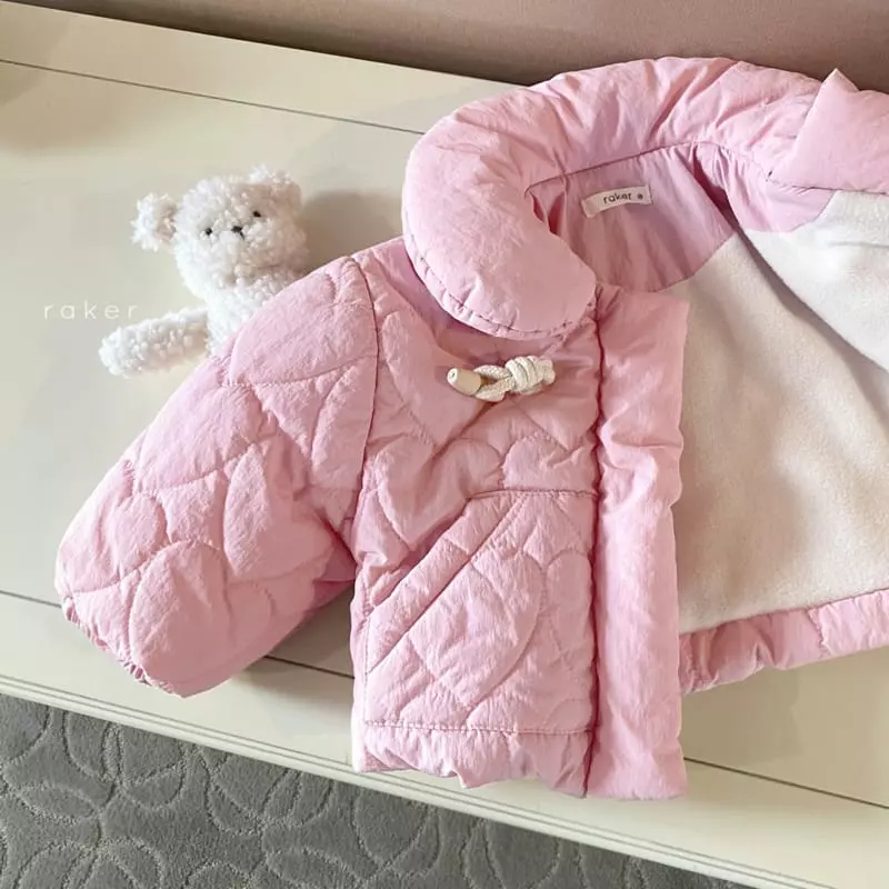 Raker - Korean Children Fashion - #littlefashionista - Mongle Padding Jumper pink - 2