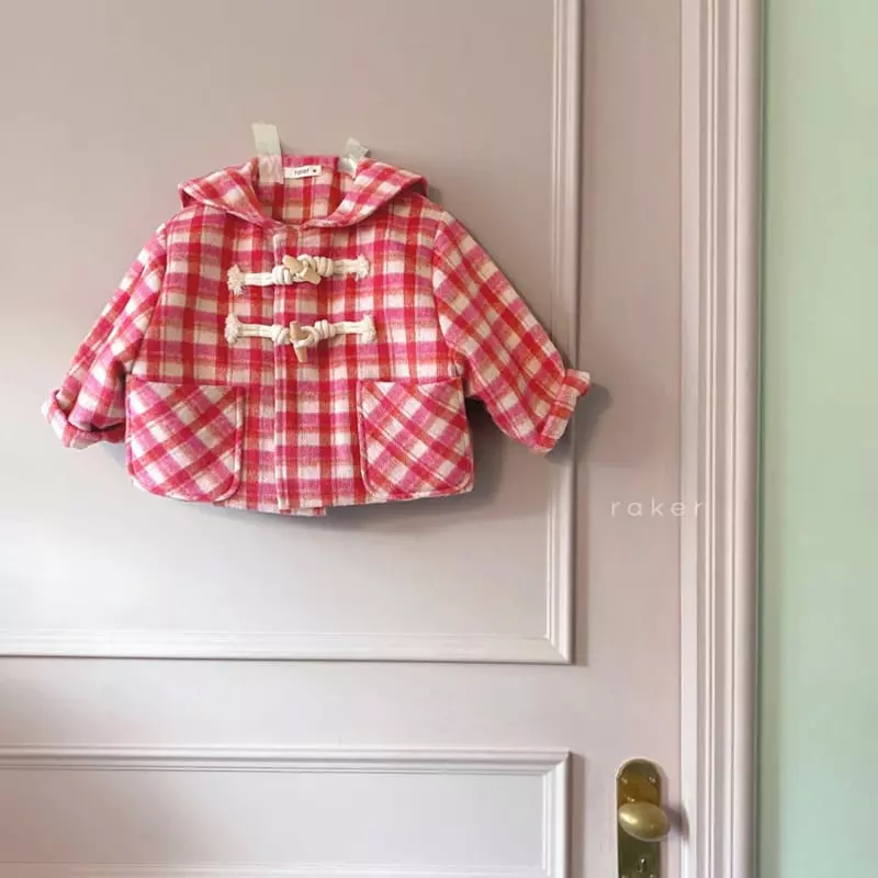 Raker - Korean Children Fashion - #littlefashionista - Sailor Coat Red Check