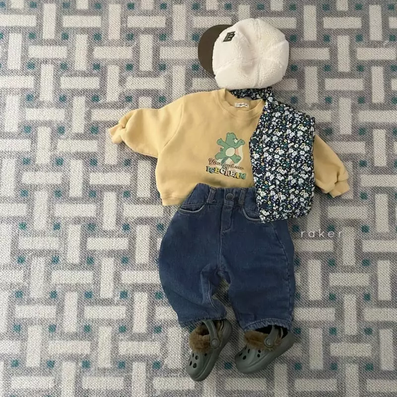 Raker - Korean Children Fashion - #Kfashion4kids - Fleece Bear Tee - 4