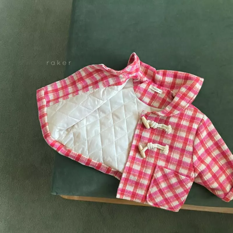Raker - Korean Children Fashion - #magicofchildhood - Sailor Coat Red Check - 2