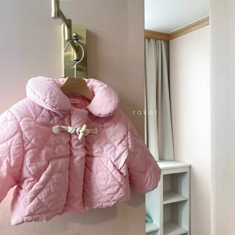 Raker - Korean Children Fashion - #magicofchildhood - Mongle Padding Jumper pink - 4