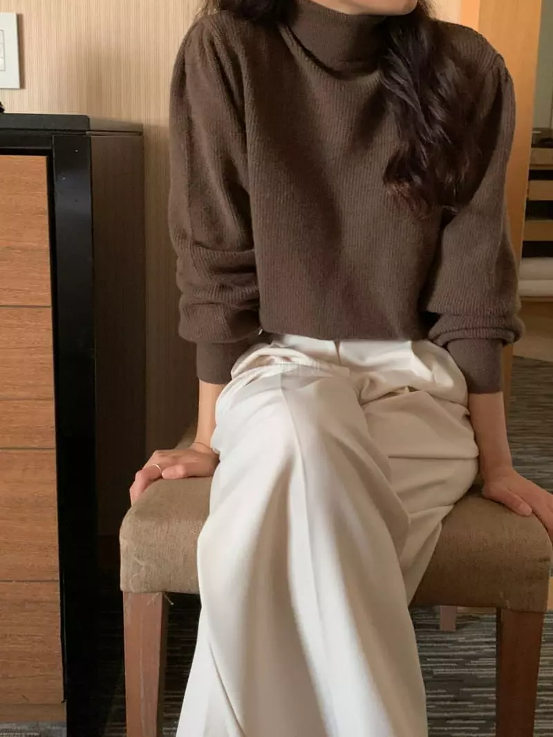 Renouveau - Korean Women Fashion - #momslook - Cash Knit Tee - 6