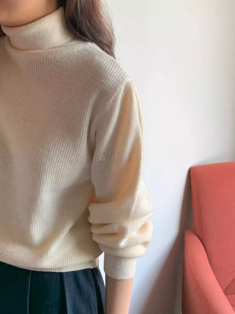 Renouveau - Korean Women Fashion - #momslook - Cash Knit Tee - 8