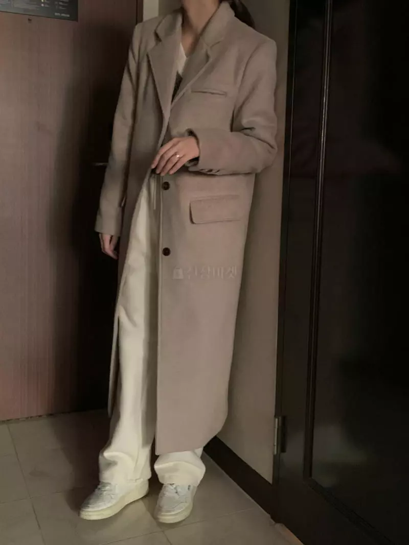 Renouveau - Korean Women Fashion - #momslook - Cash Long Coat - 5