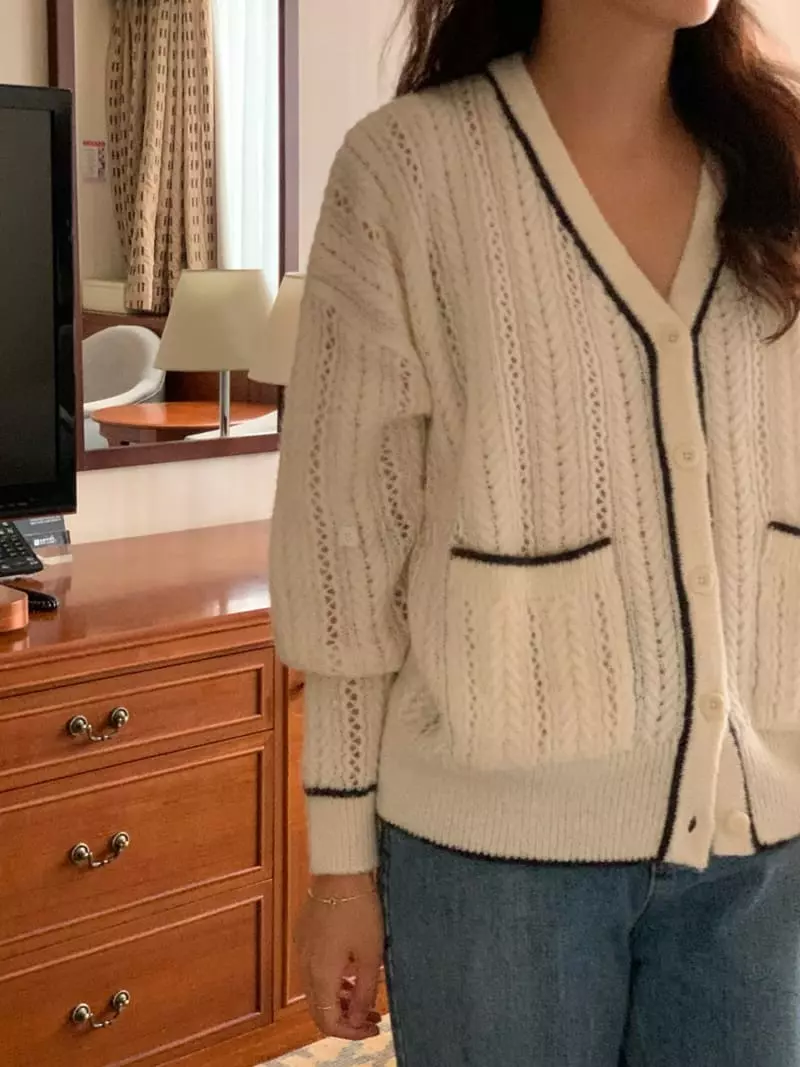 Renouveau - Korean Women Fashion - #momslook - Alpaca Cardigan - 2