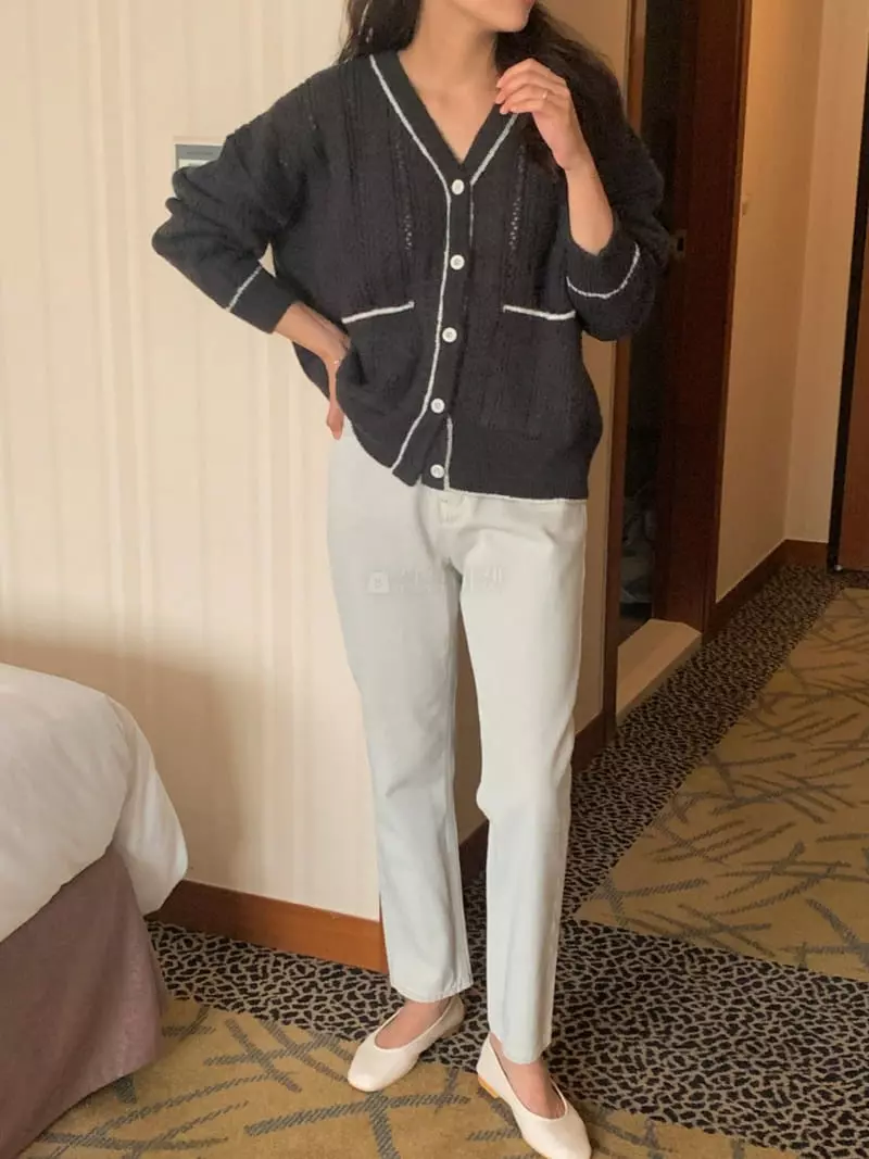 Renouveau - Korean Women Fashion - #momslook - Alpaca Cardigan - 6