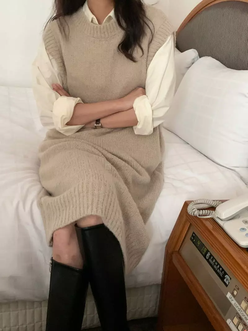 Renouveau - Korean Women Fashion - #momslook - Bagle One-piece - 3