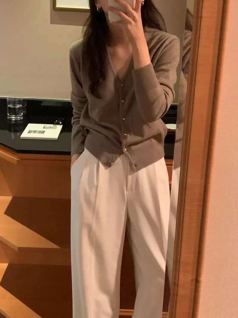 Renouveau - Korean Women Fashion - #romanticstyle - Racoon Cardigan - 6