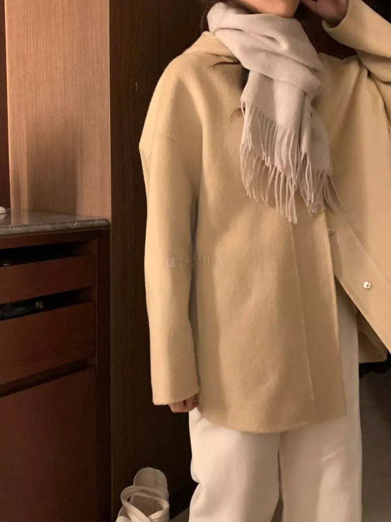 Renouveau - Korean Women Fashion - #womensfashion - Hoody Hand Made Coat - 12
