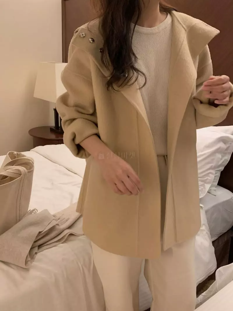 Renouveau - Korean Women Fashion - #womensfashion - Hoody Hand Made Coat - 2