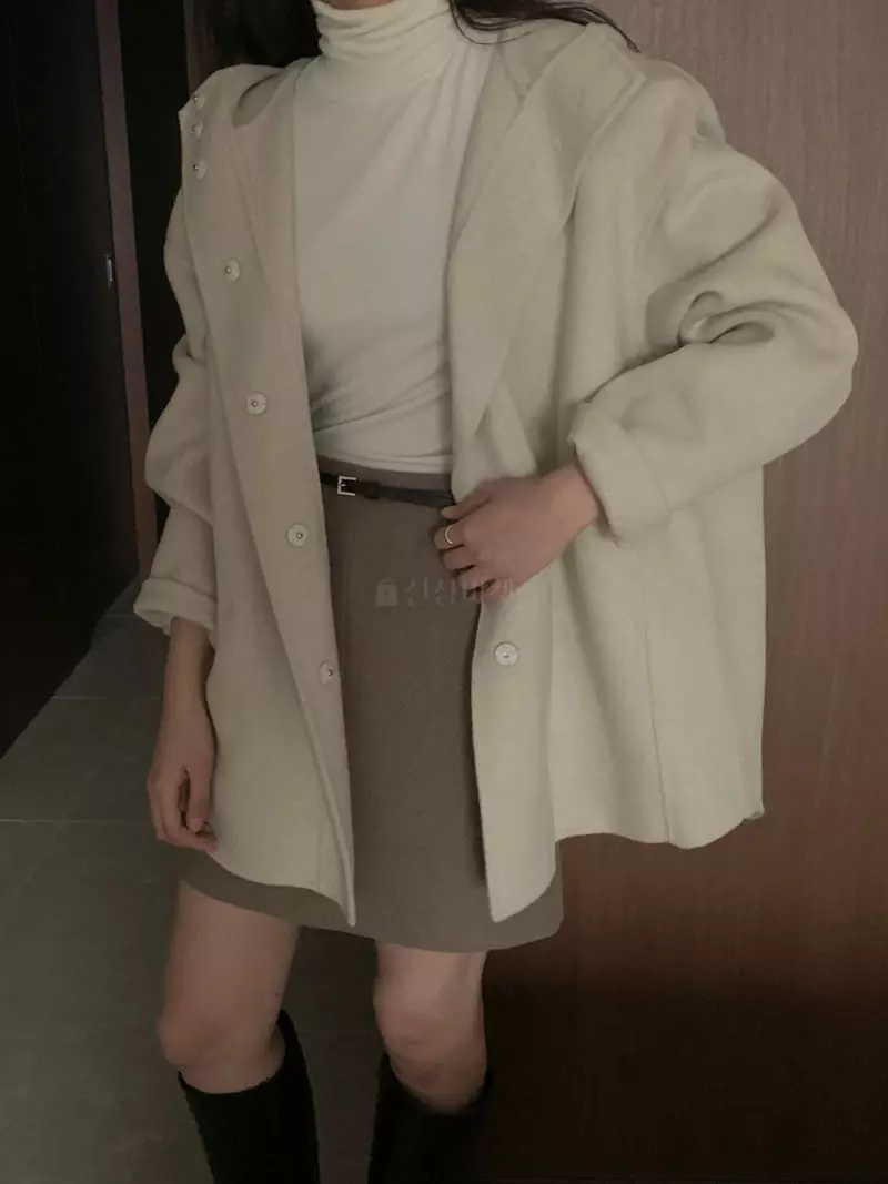 Renouveau - Korean Women Fashion - #womensfashion - Hoody Hand Made Coat - 6