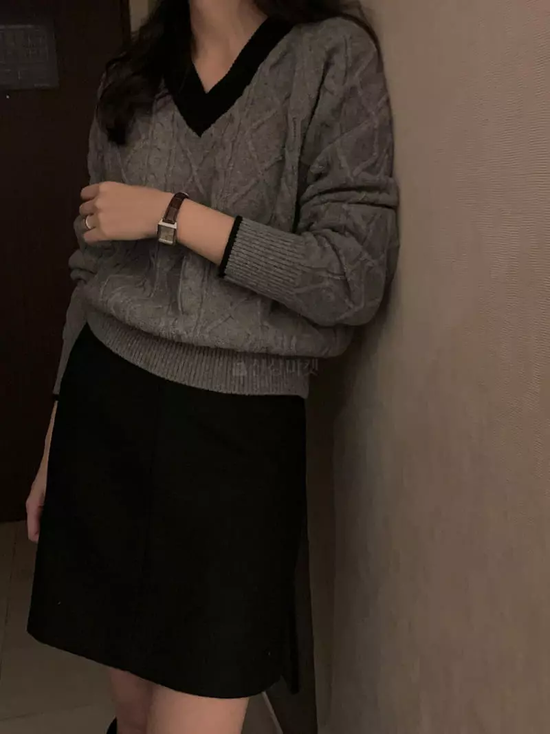 Renouveau - Korean Women Fashion - #womensfashion - From Knit Tee - 11