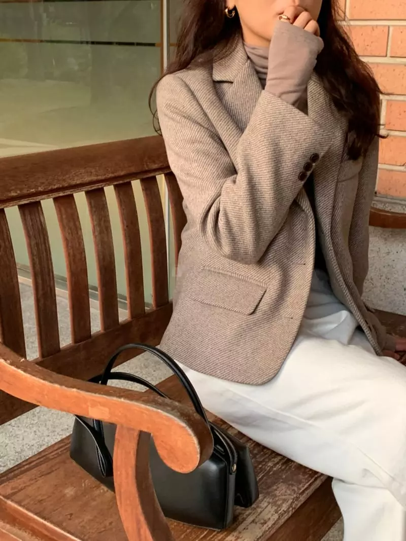 Renouveau - Korean Women Fashion - #momslook - Classic Jacket - 4
