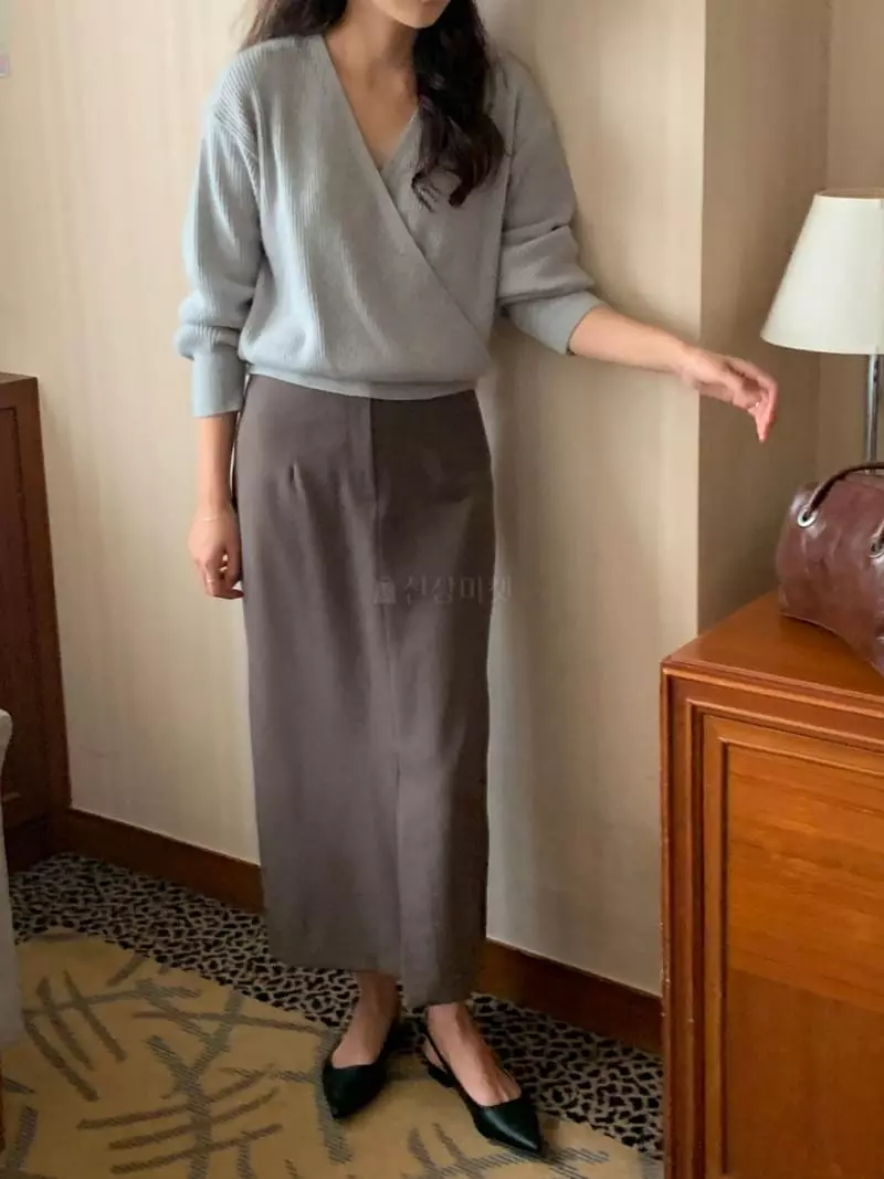 Renouveau - Korean Women Fashion - #womensfashion - Rib Knit Tee - 6