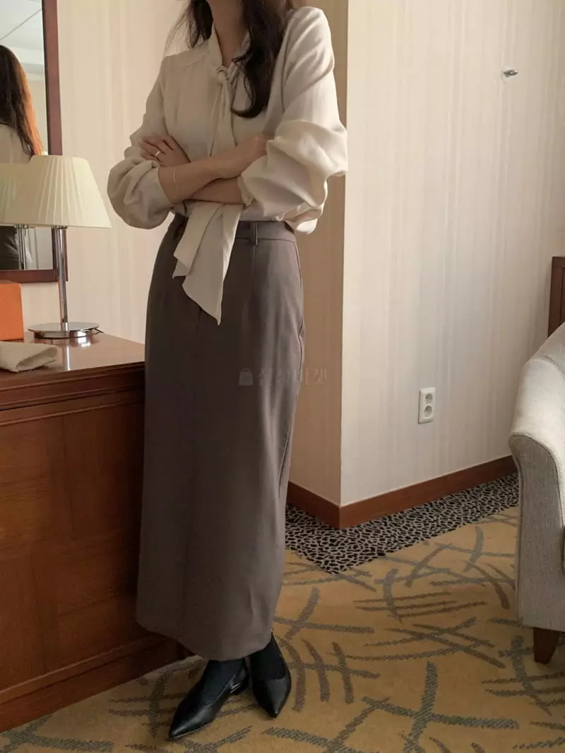 Renouveau - Korean Women Fashion - #womensfashion - Scarf Blouse - 6