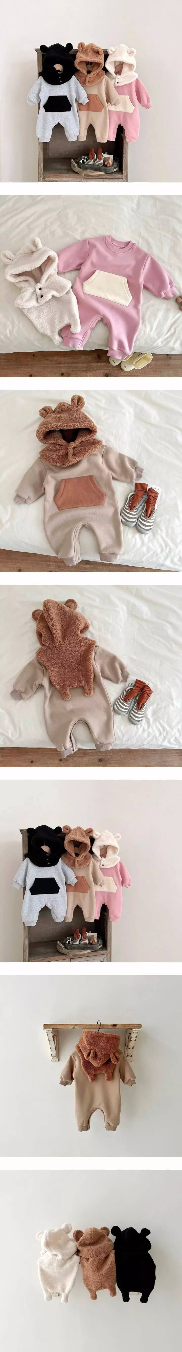 Reve Kid - Korean Baby Fashion - #babygirlfashion - Bbogle Hoody Bodysuit
