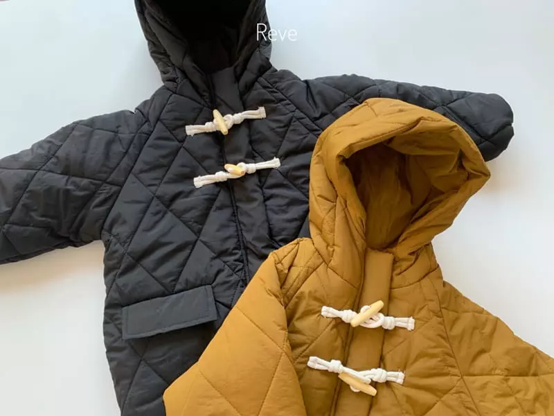 Reve Kid - Korean Children Fashion - #prettylittlegirls - Dupple Long Padding Jacket - 3