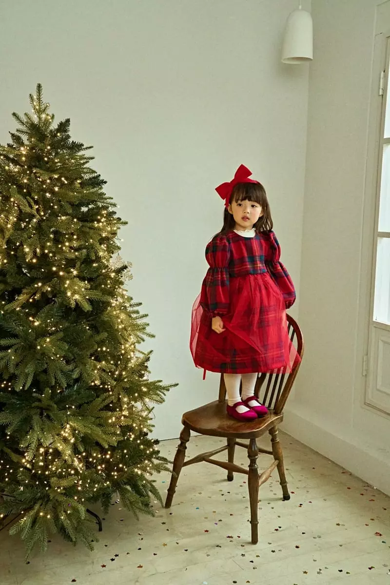 Rica - Korean Children Fashion - #Kfashion4kids - Holly day One-piece - 2