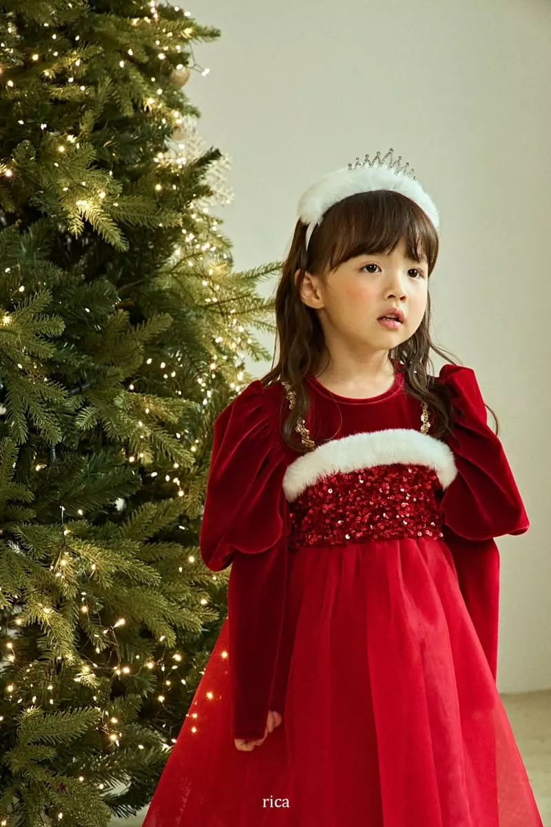Rica - Korean Children Fashion - #Kfashion4kids - Merry Gold One-piece