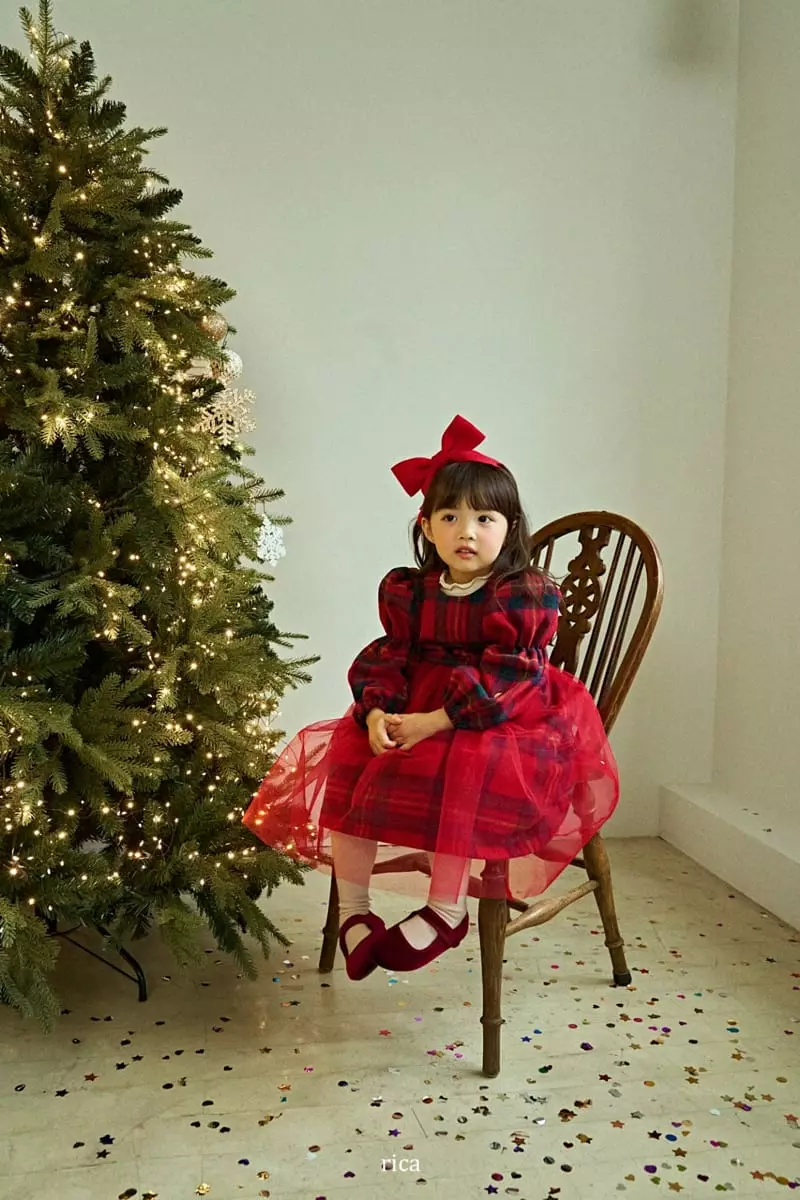 Rica - Korean Children Fashion - #childofig - Holly day One-piece - 7