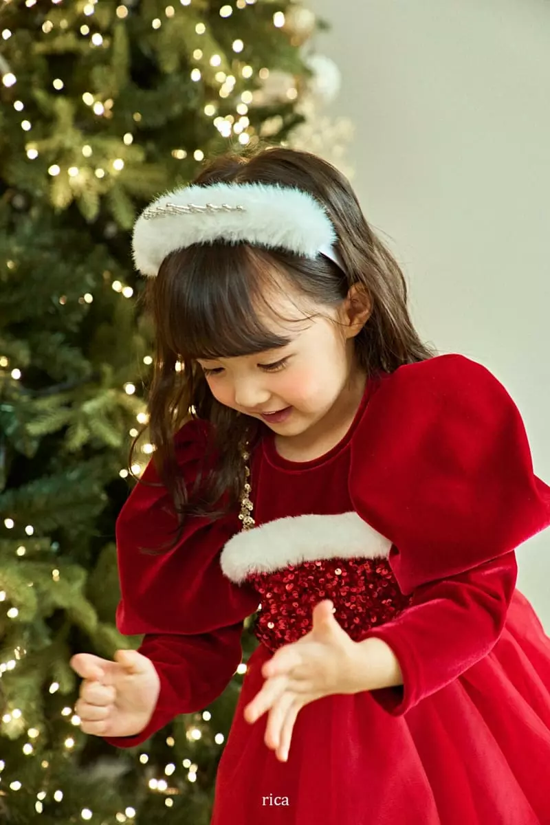 Rica - Korean Children Fashion - #childrensboutique - Merry Gold One-piece - 8